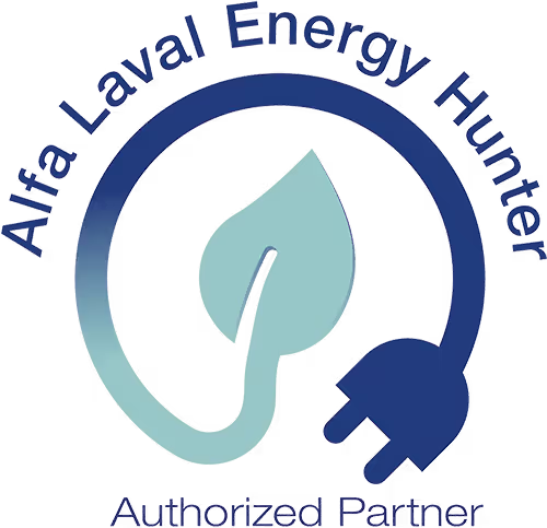 Alfa Laval Energy Hunter Authorized Partner Logo für energieeffiziente Lösungen