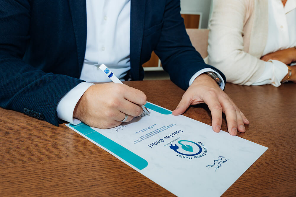 Zertifikatsübergabe für den Alfa Laval Energy Hunter Service-Partner