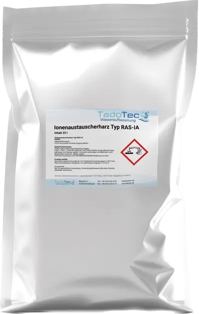Ionenaustauscherharz im Beutel Ionenaustauscherharz im Beutel
