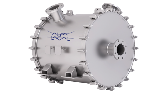 Abbildung eines Spiralwärmetauscher von Alfa Laval